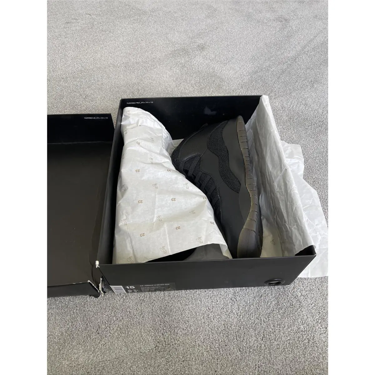 Nike shoes - Jordan 10 - Black 10