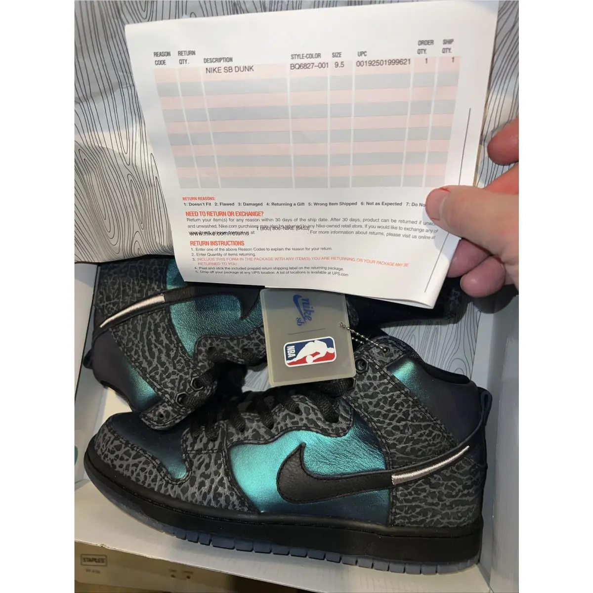 Nike shoes - Nike Dunk SB - Dunk - BQ6827-001 - Black (UPC: 0192501999621) 0