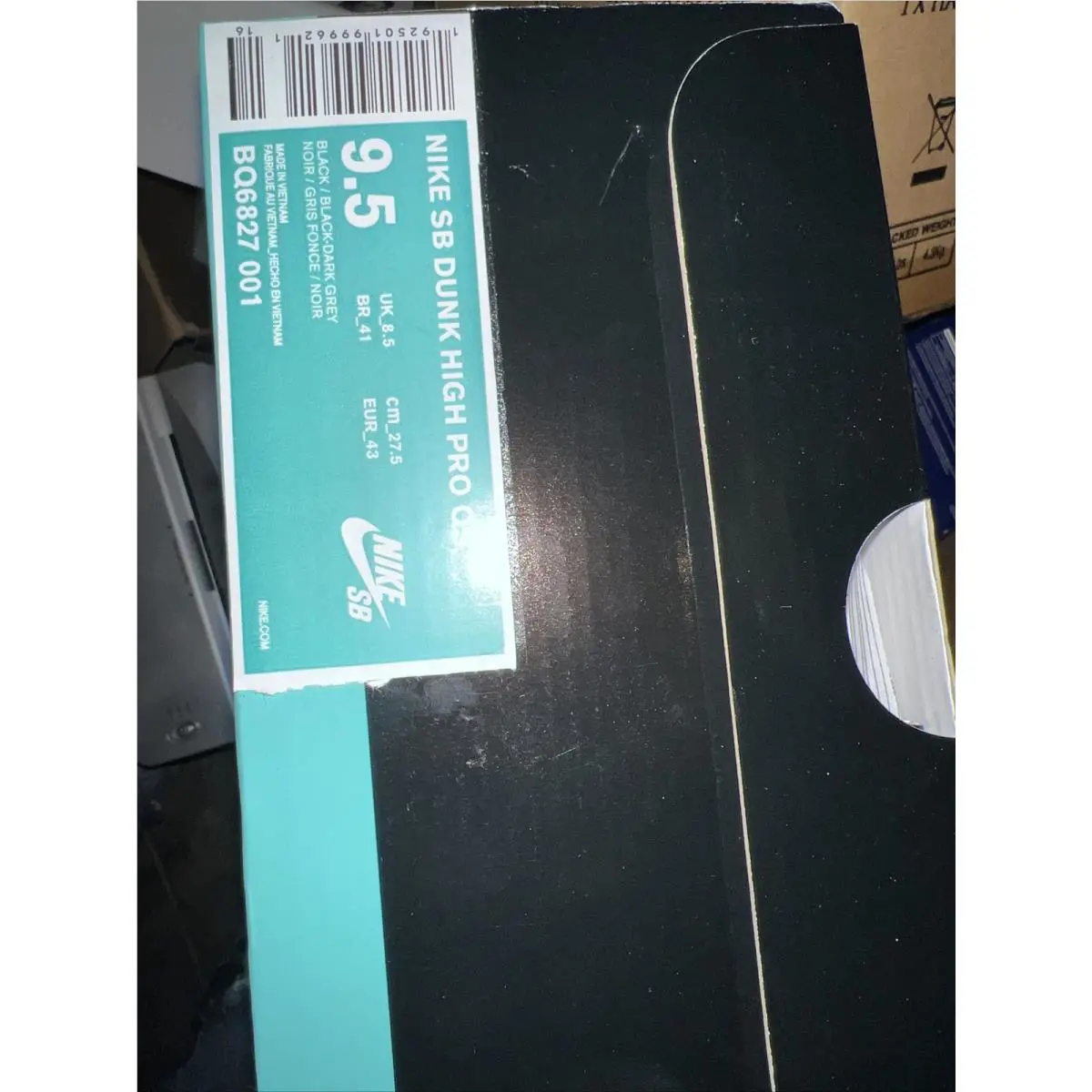 Nike shoes - Nike Dunk SB - Dunk - BQ6827-001 - Black (UPC: 0192501999621) 2