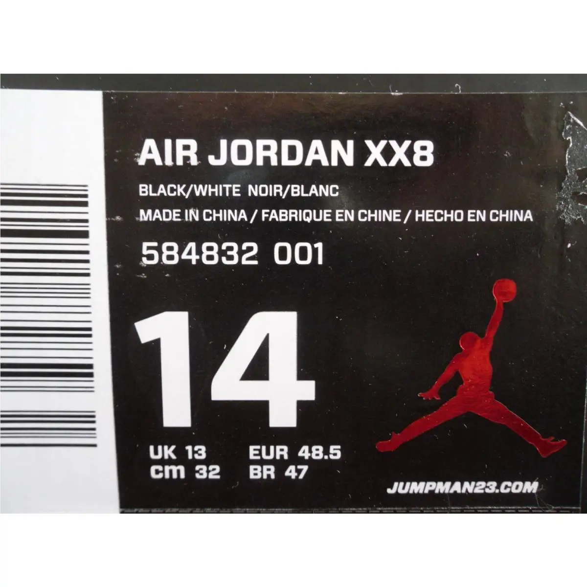 Nike shoes - Air Jordan 28 - Air - 584832-001 - Black 6