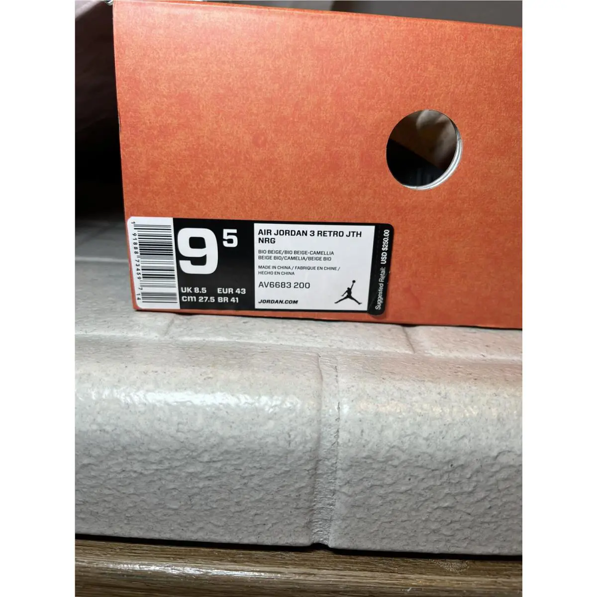 Nike shoes - Air Jordan 3 - Air - AV6683-200 - Bio Beige Black 2