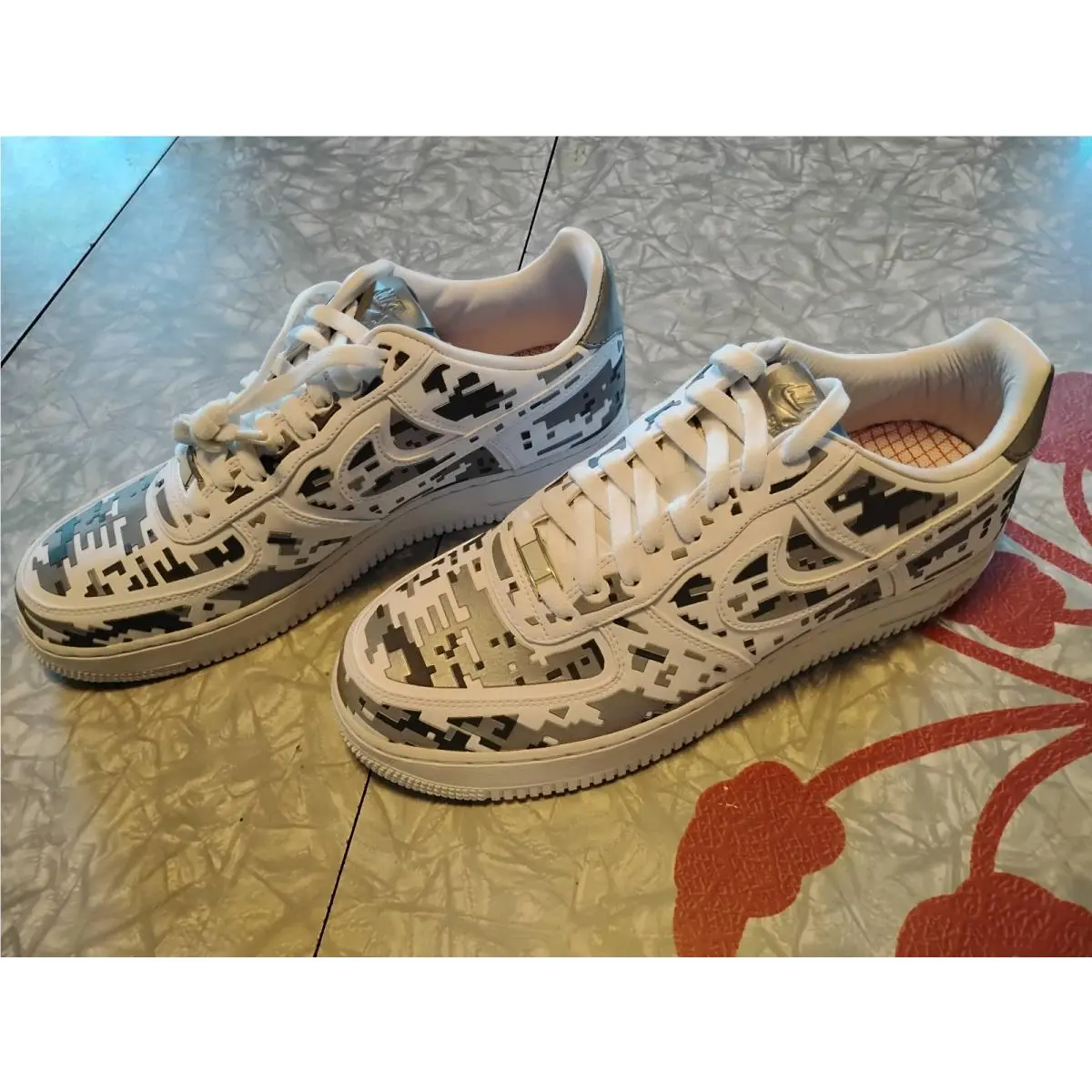 Nike Air Force 1 Low Premium `08 QS `digi Camo` 2012 Size 11 520505-100 DS