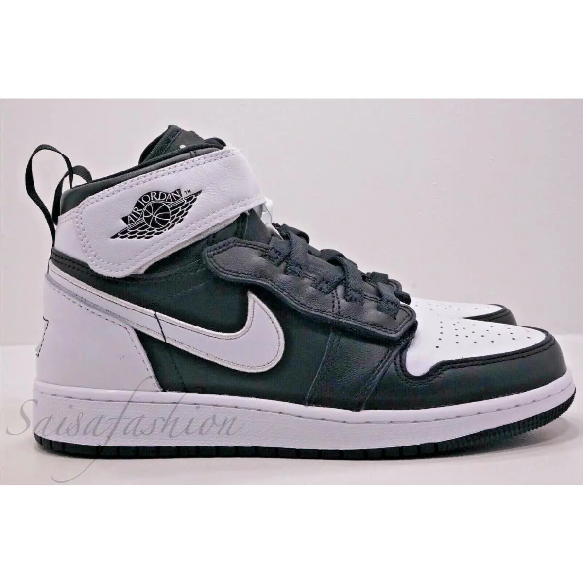 Nike Air Jordan 1 Hi Flyease GS Black White DC7986-011 Sz 5Y Women`s Sz 6.5