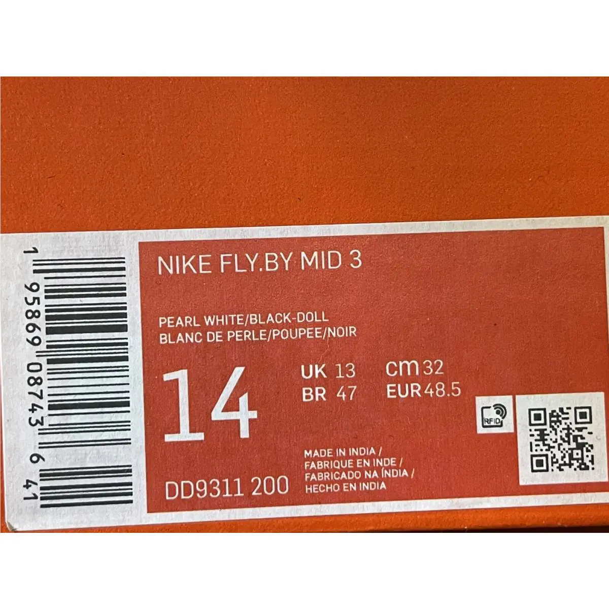 Nike shoes - Nike Fly By Mid 3 - DD9311-200 - Pearl White (UPC: 0195869087436) 6