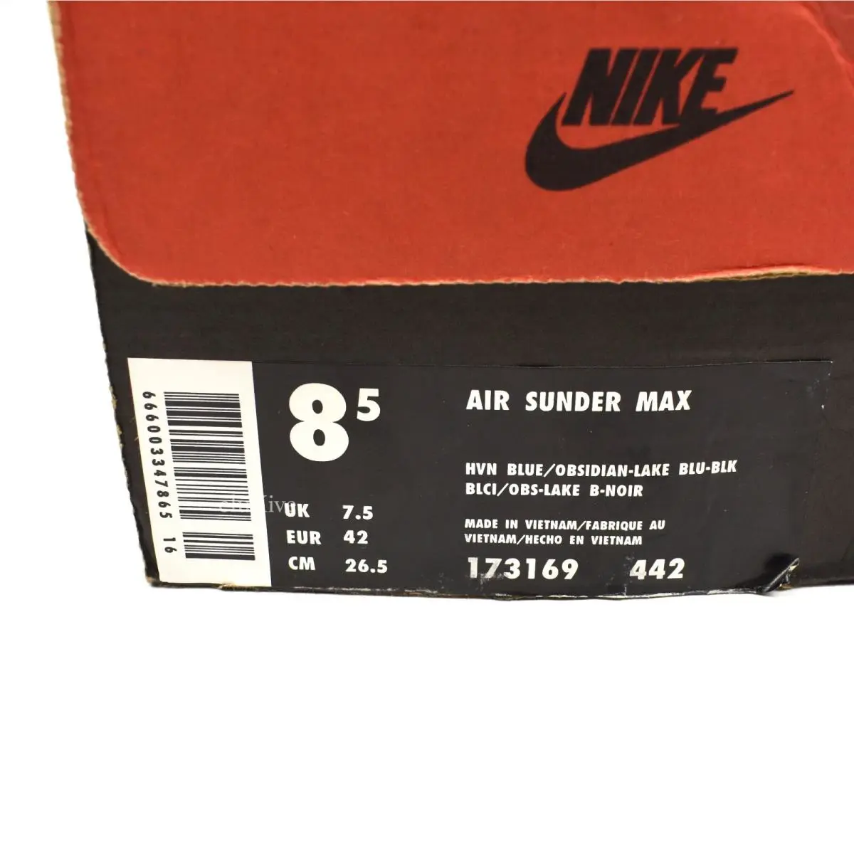 Nike shoes - Nike Air Sunder Max - Air Sunder Max - 173169-442 - Blue 13