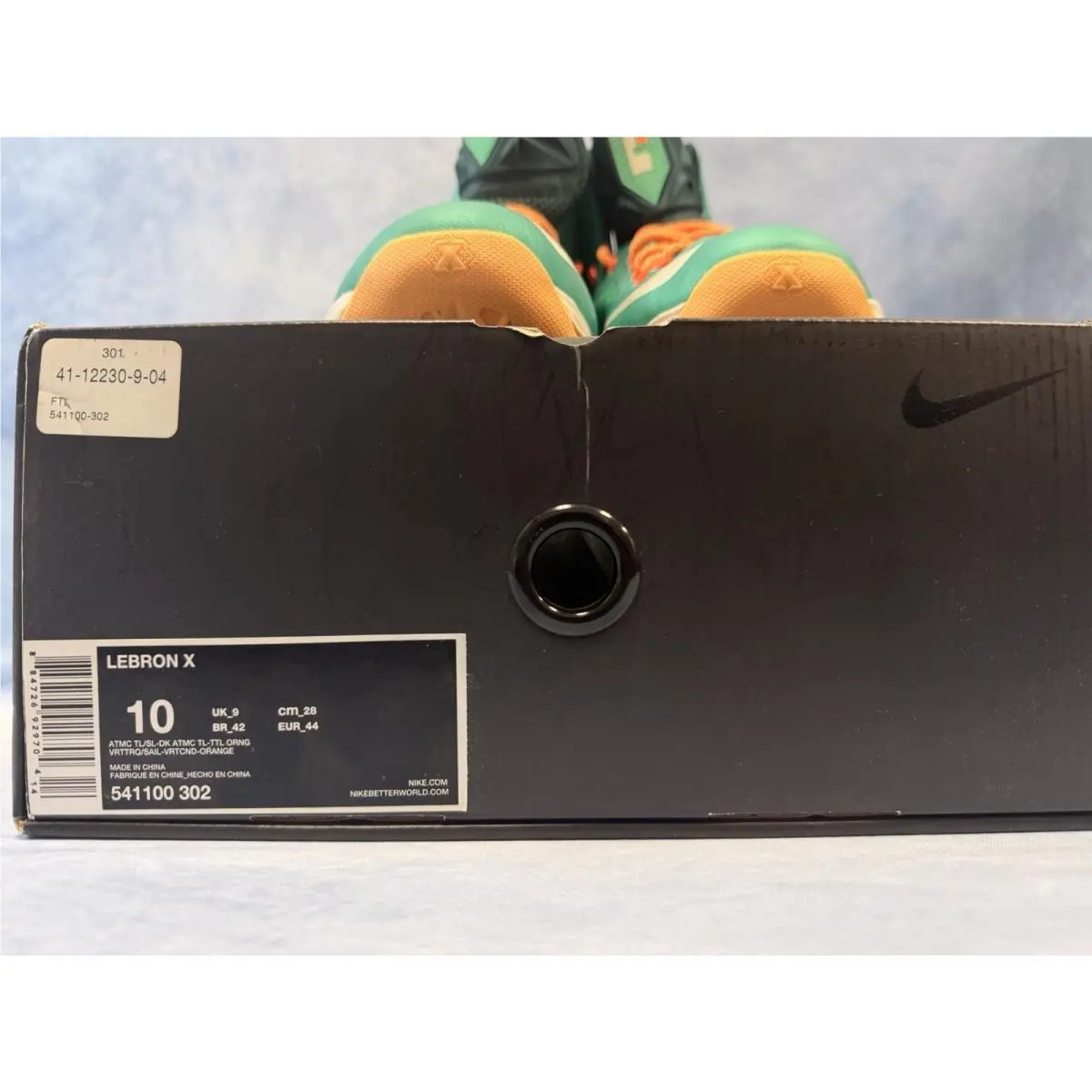 Nike shoes - Nike LeBron 10 - LeBron - 541100-302 - Blue 13