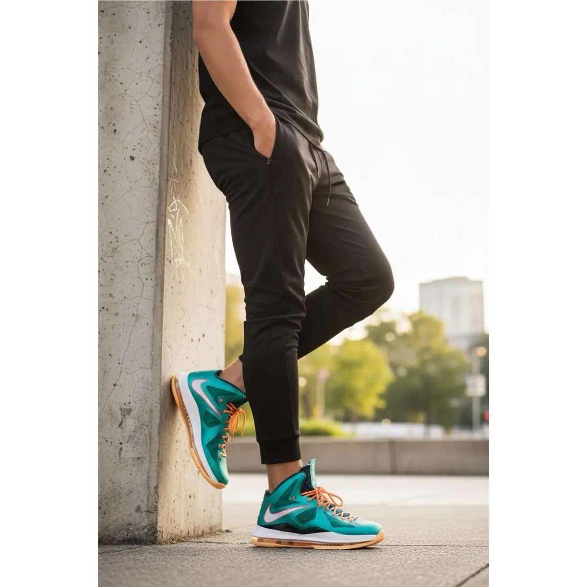 Nike Lebron X 10 Miami Dolphins Atomic Teal Green Men`s Size 10 Rare /