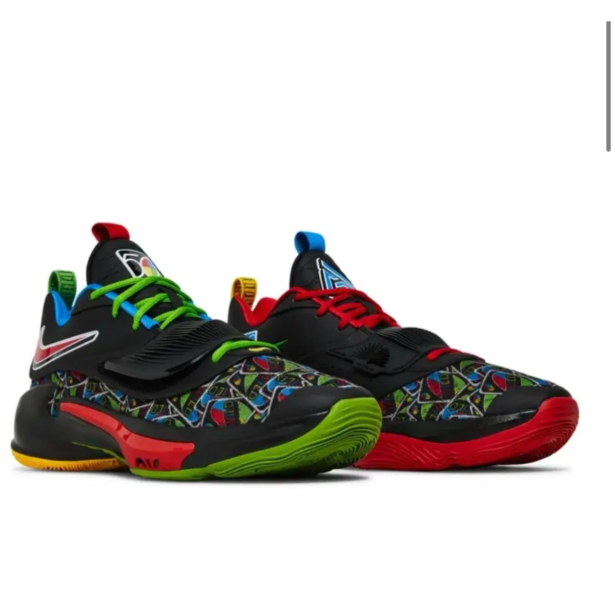 Zoom Freak 3 Nrg Uno Face It 50th Anniversary DC9364-001 Men`s Size 9 by Nike