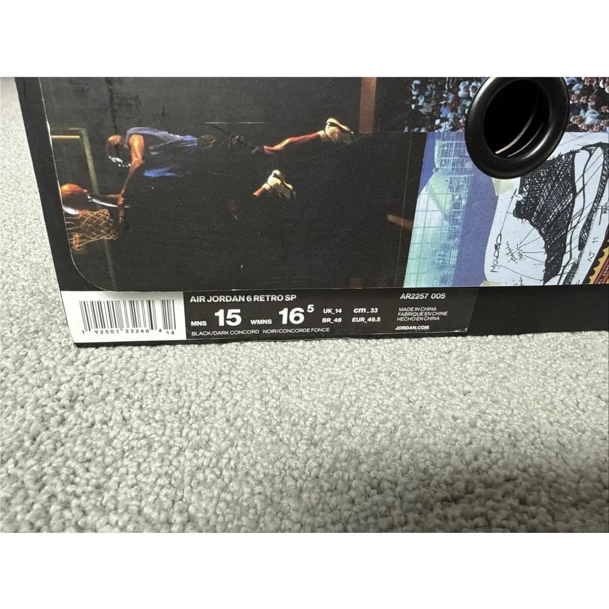 Nike shoes - Jordan 6 - Black 0