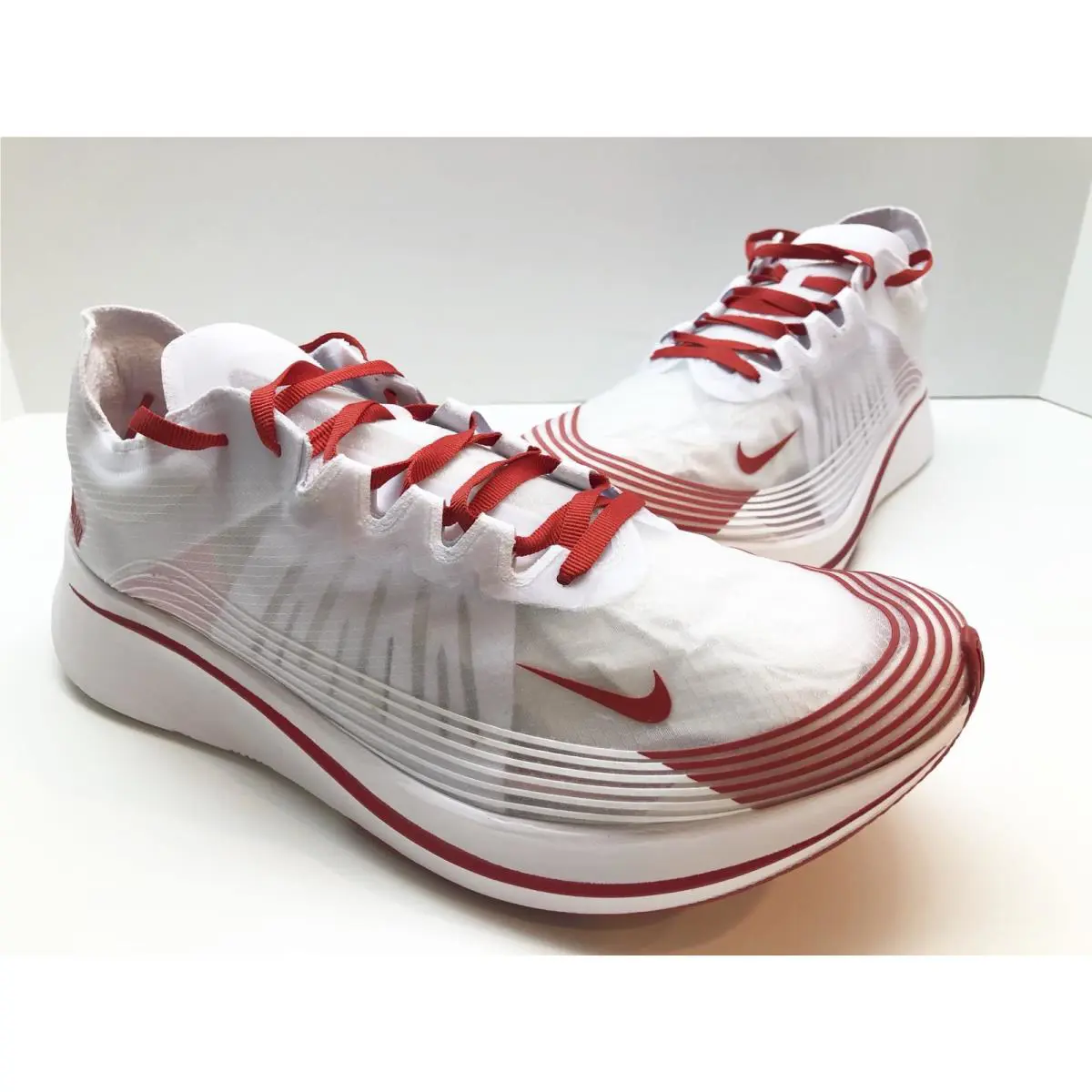 Nike shoes - WHITE/RED 0