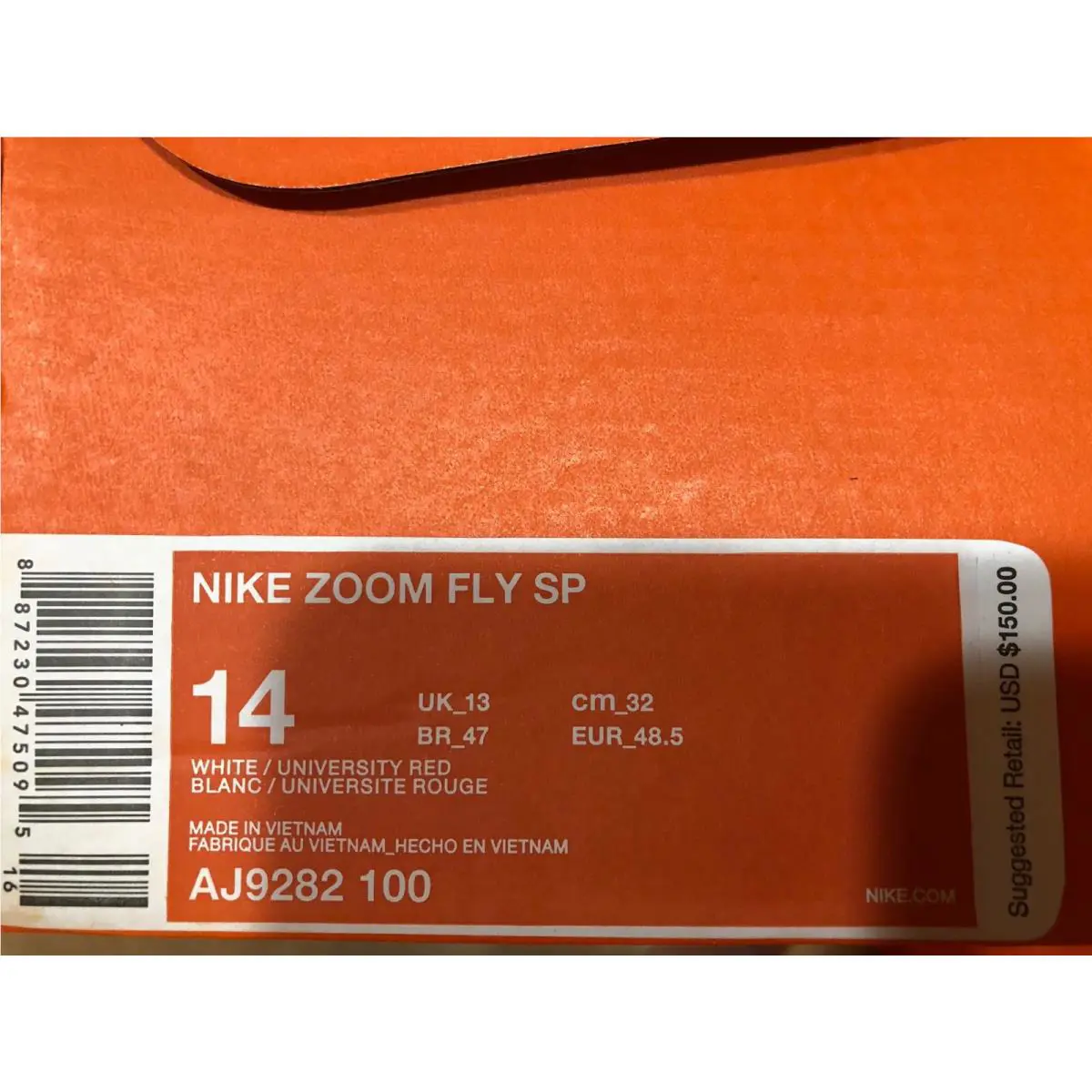 Nike shoes - WHITE/RED 10