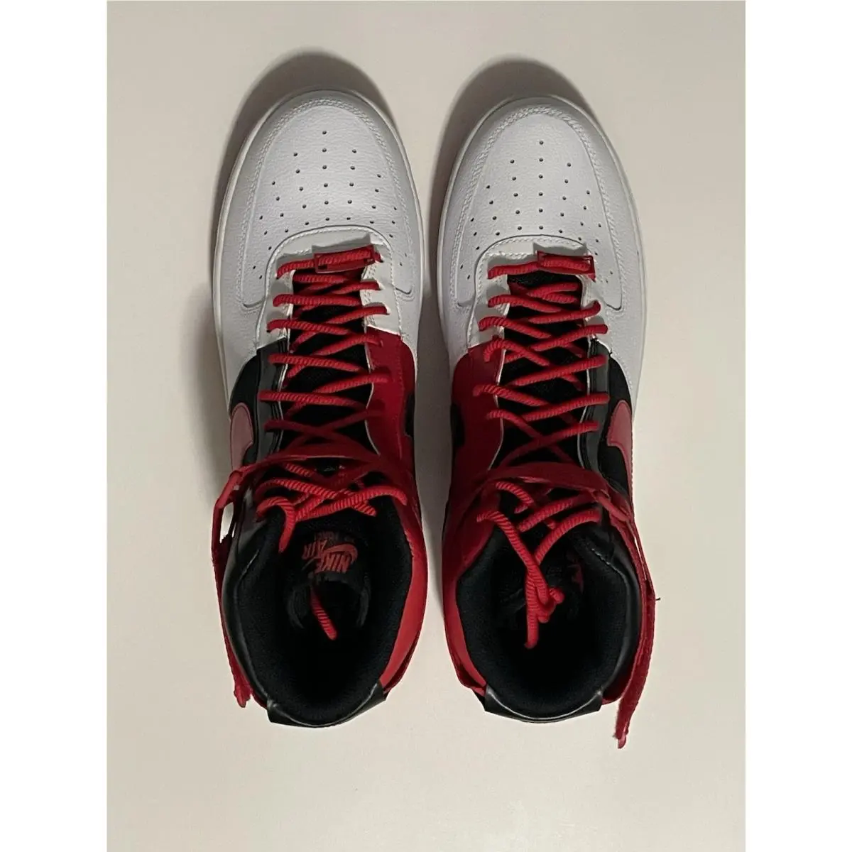 Nike shoes - Nike Air Force 1 High ‘07 LV8 - BV7459-100 - White/University Red-Black (UPC: 0884726877463) 2