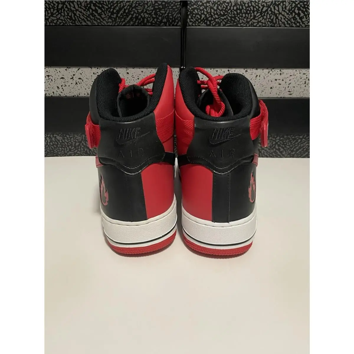 Nike shoes - Nike Air Force 1 High ‘07 LV8 - BV7459-100 - White/University Red-Black (UPC: 0884726877463) 1