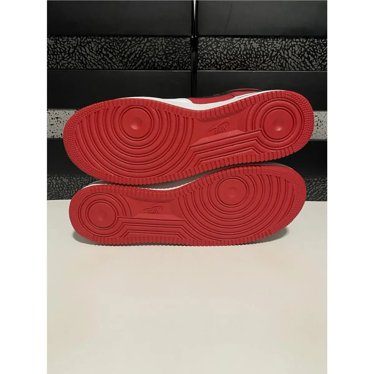 Nike shoes - Nike Air Force 1 High ‘07 LV8 - BV7459-100 - White/University Red-Black (UPC: 0884726877463) 3