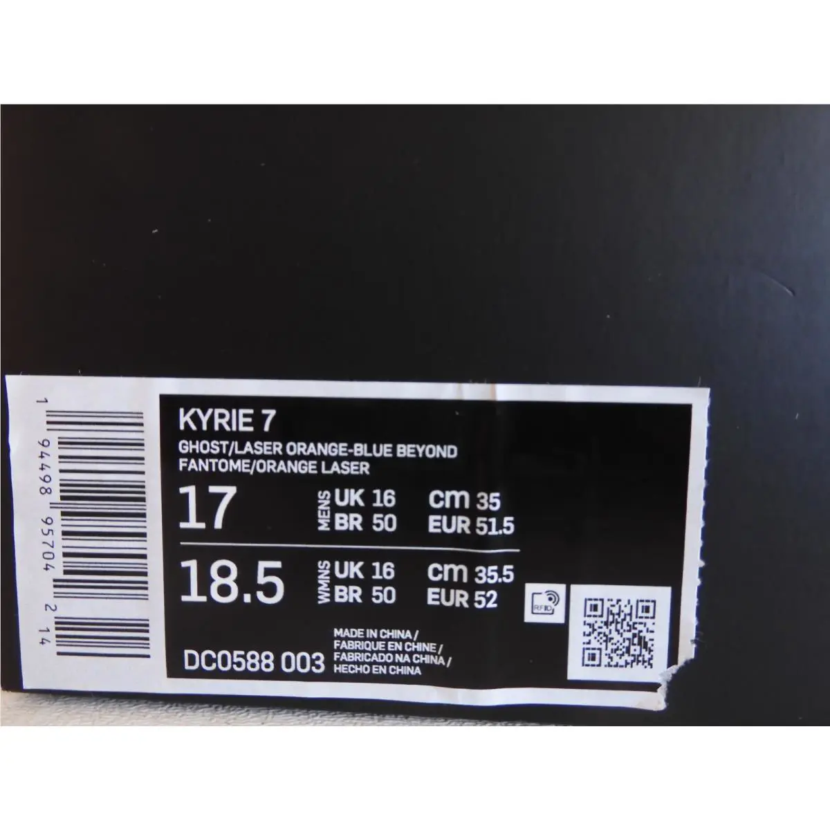 Nike shoes - Nike Kyrie 7 - Kyrie - DC0588-003 - Multicolor (UPC: 0194498957042) 4