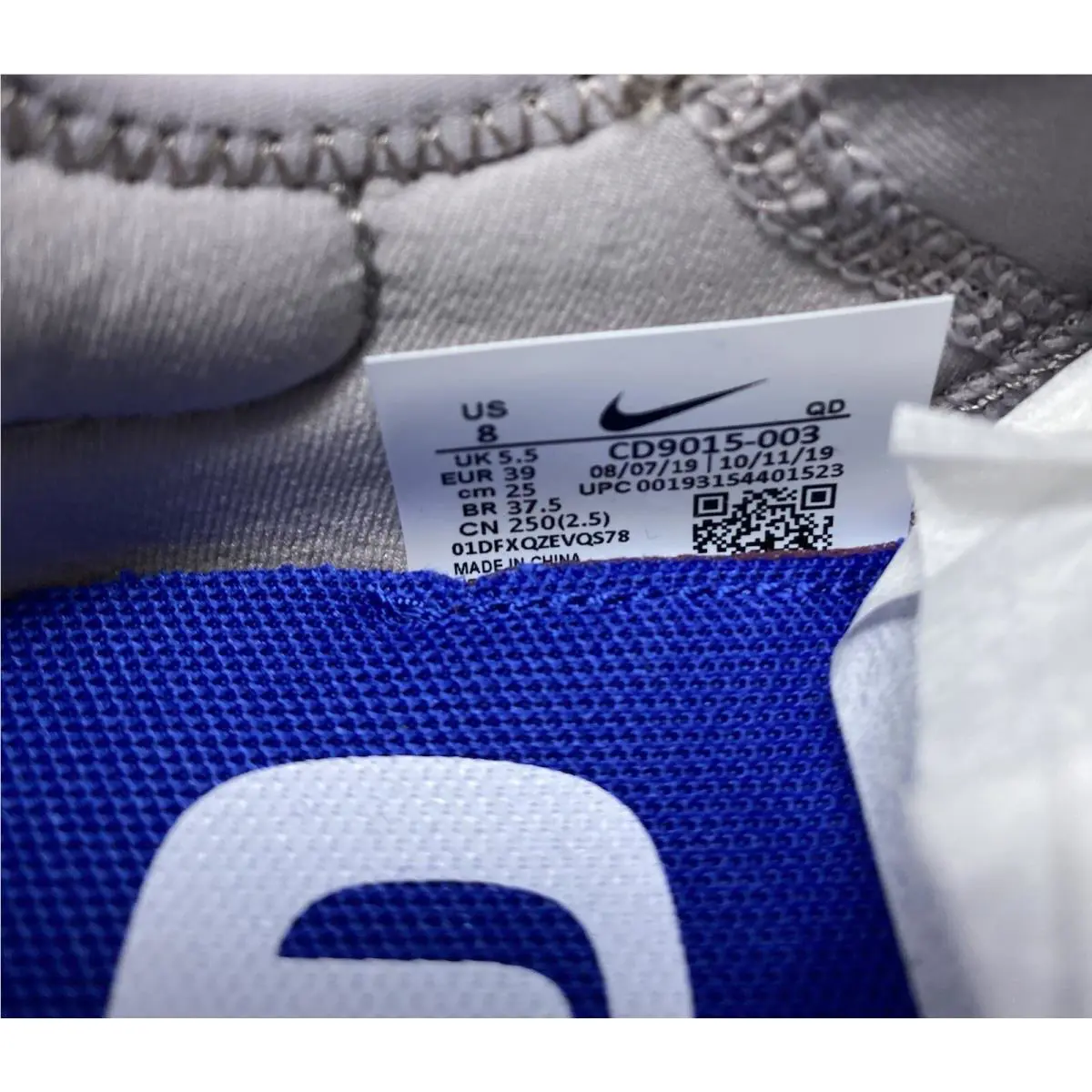 Nike shoes - Nike React Presto - React Presto - CD9015-003 - Multicolor, Manufacturer: Silver Lilac/Vivid Purple 5