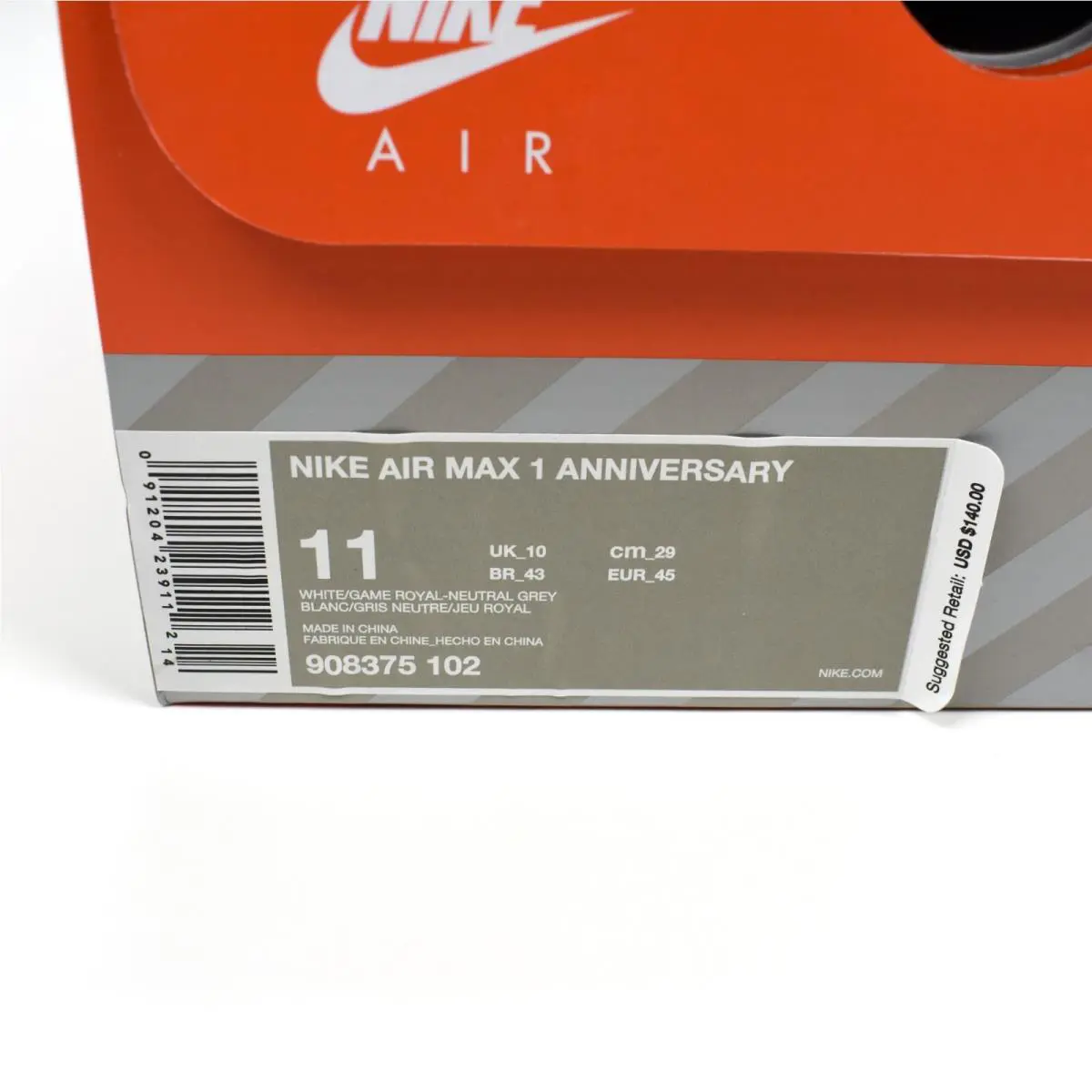 Nike shoes - Nike Air Max 1 - Air Max - 908375-102 - Blue 12
