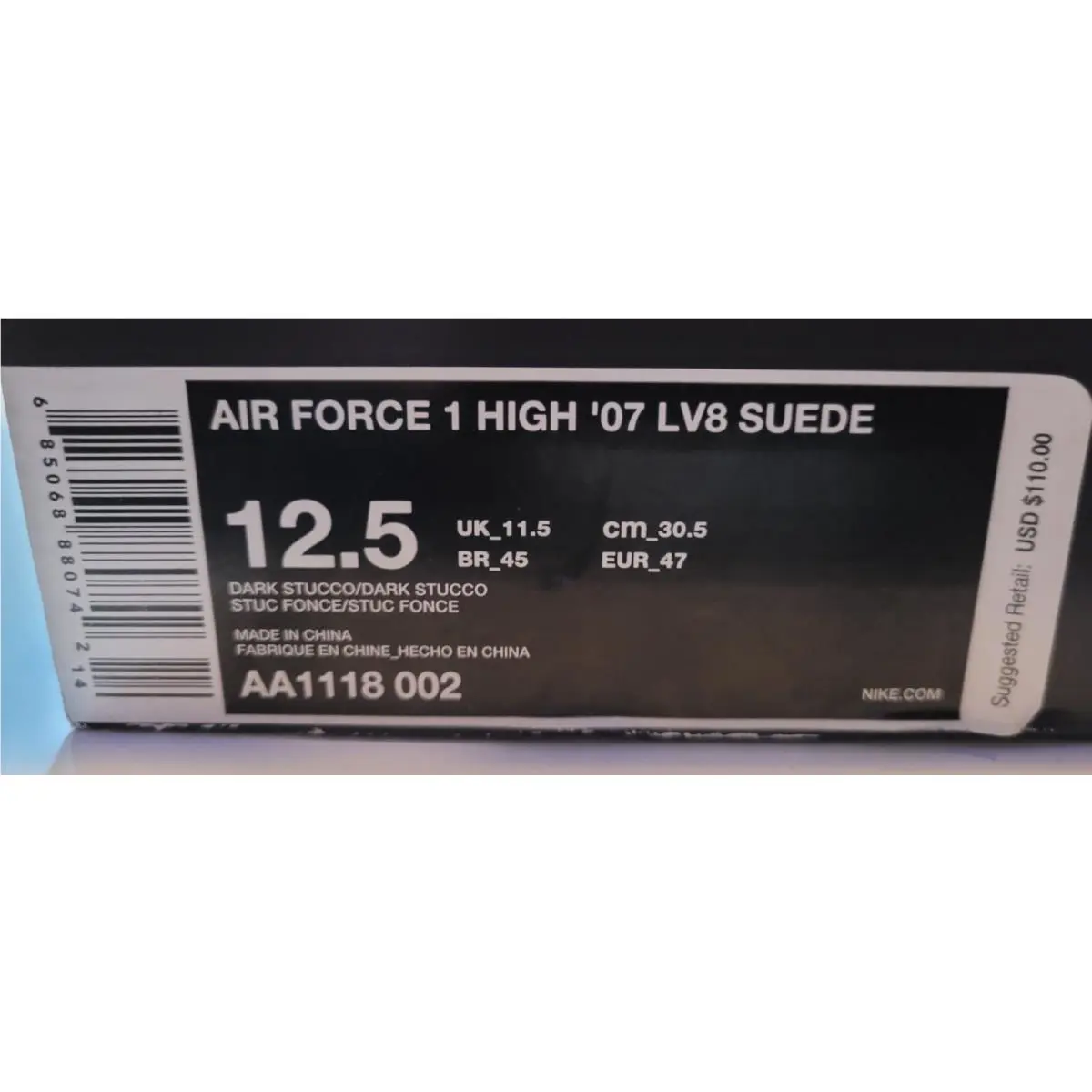 Nike shoes - Nike Air Force 1 - Air Force - AA1118-002 - Gray (UPC: 685068880742) 8