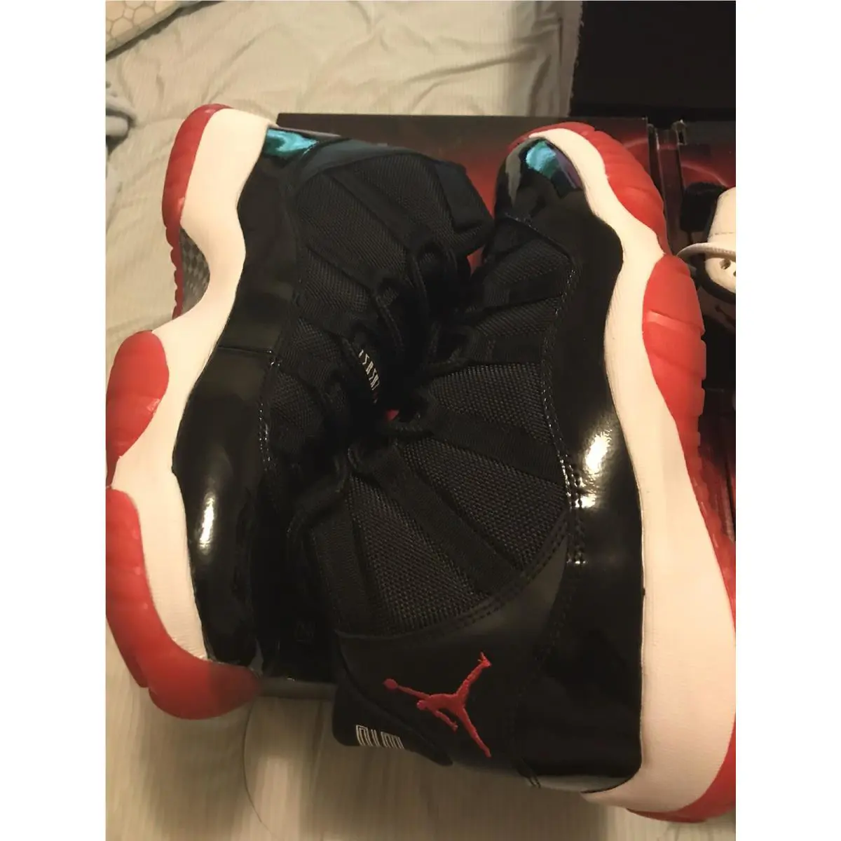 Nike shoes - Jordan Collezione DMP Pack Bred 11/Playoff 12 - Multi-Color BRED 11/Playoff White-Black 12 16