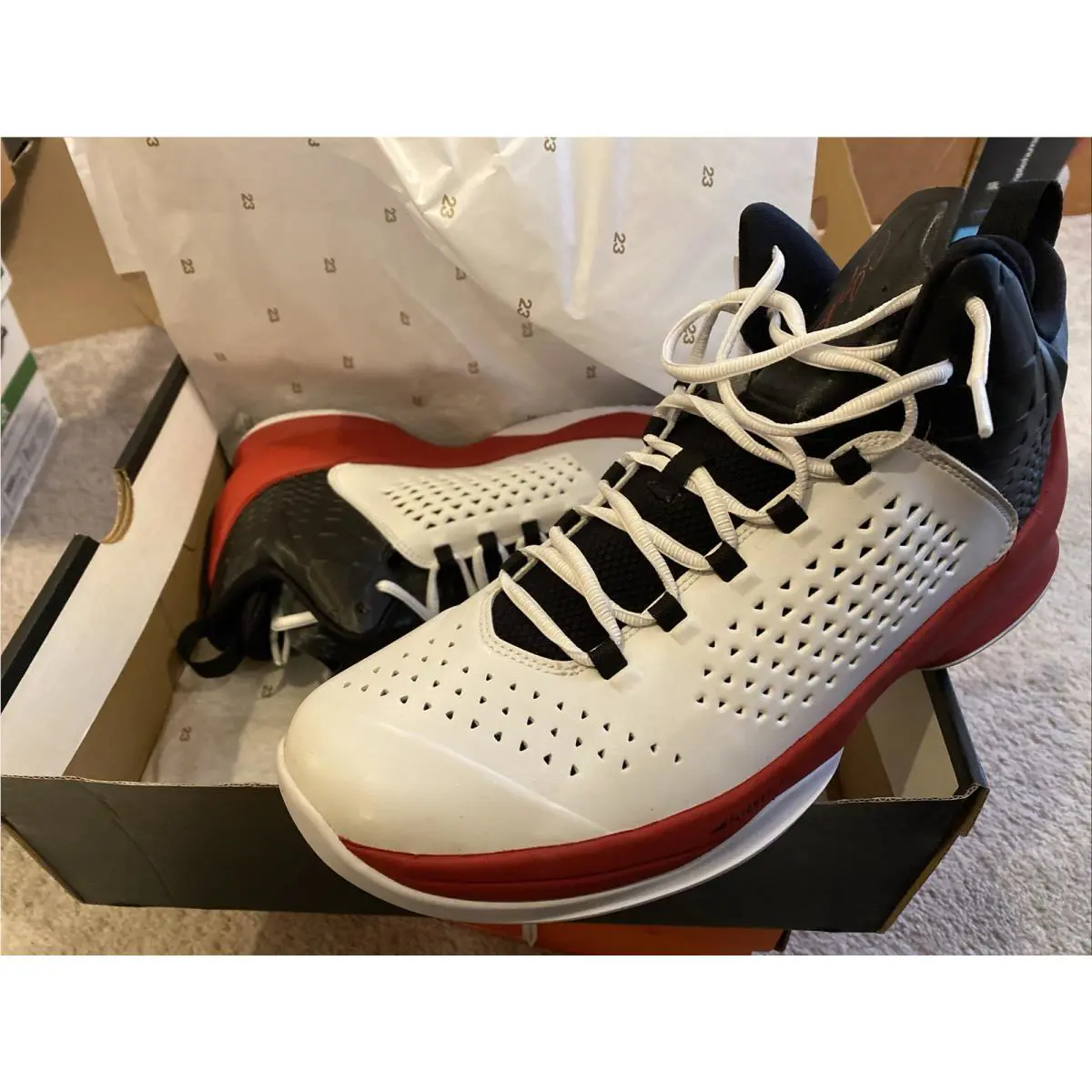 Nike shoes - Jordan Melo M11 - Melo - 716227-101 - White 0