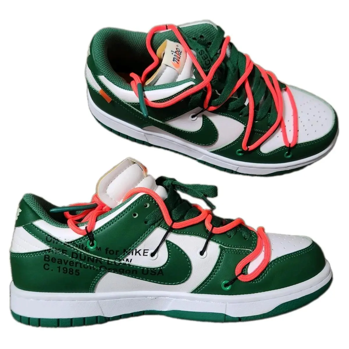 SB Dunk Low Pro Green White Mens Size 8.5 CT0856-100 by Nike