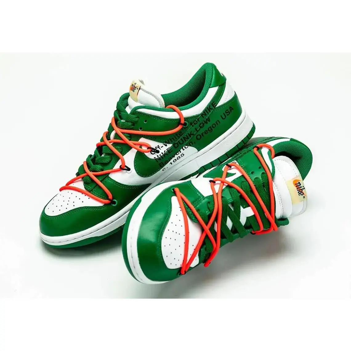 Nike shoes - Nike Dunk Low Off-White - Dunk Low - CT0856-100 - Green 2