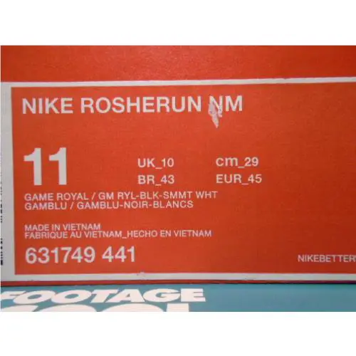 Nike shoes - Nike Rosherun NM - Rosherun - 631749-441 - Blue 6