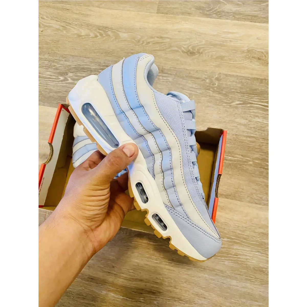 Nike shoes - Nike Air Max 95 - Air Max - 307960-403 - Royal Tint-Pure Platinum-Gum (UPC: 887232083731) 8