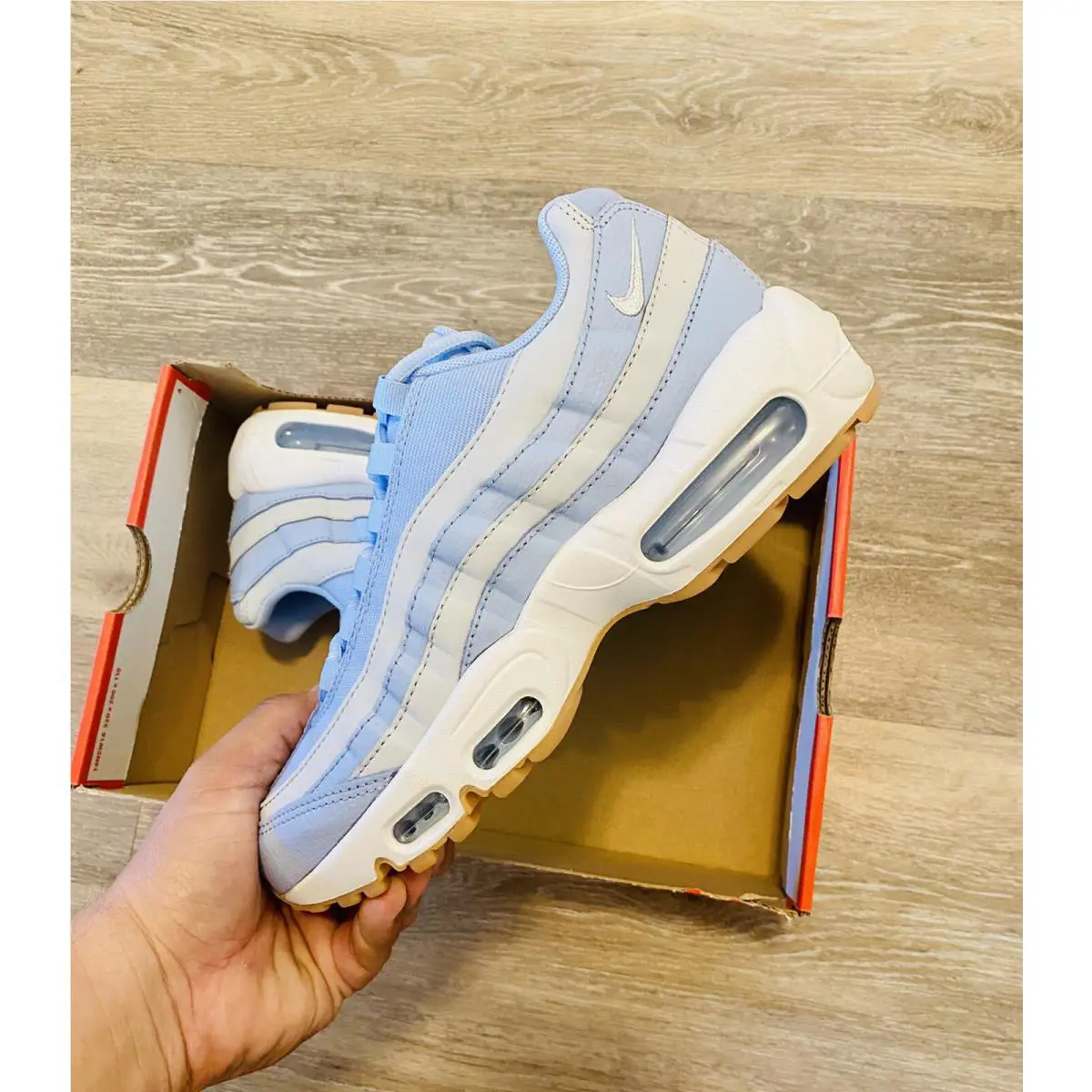 Nike shoes - Nike Air Max 95 - Air Max - 307960-403 - Royal Tint-Pure Platinum-Gum (UPC: 887232083731) 3