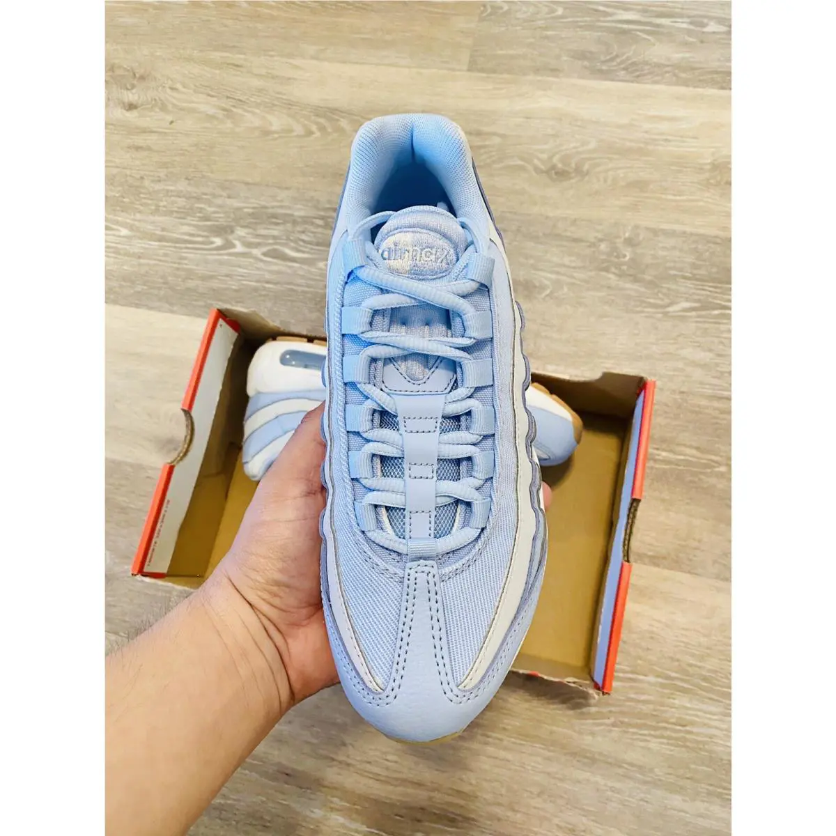 Nike shoes - Nike Air Max 95 - Air Max - 307960-403 - Royal Tint-Pure Platinum-Gum (UPC: 887232083731) 4