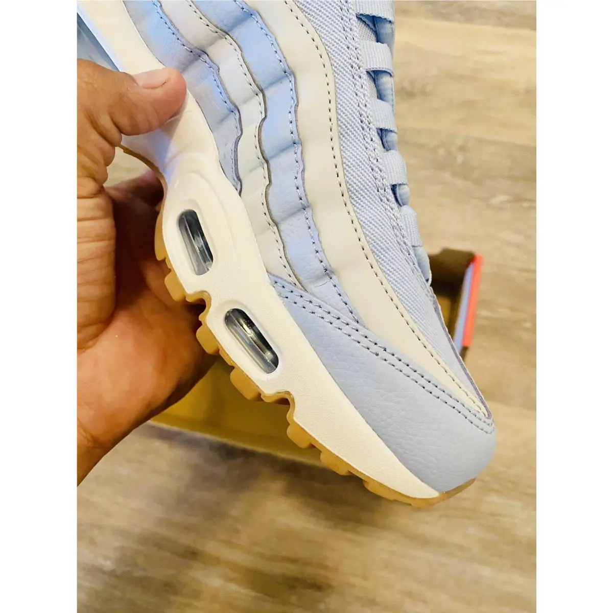 Nike shoes - Nike Air Max 95 - Air Max - 307960-403 - Royal Tint-Pure Platinum-Gum (UPC: 887232083731) 7