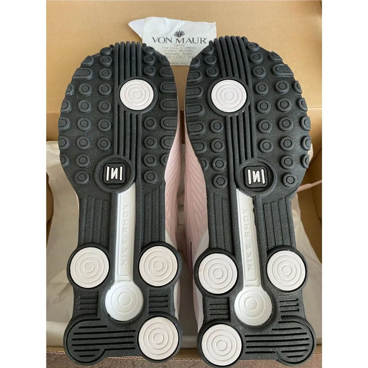 Nike shoes - Nike Shox Enigma 9000 - Shox Enigma - BQ9001 600 - Pink, Manufacturer: BARELY ROSE (UPC: 1931543952015) 6