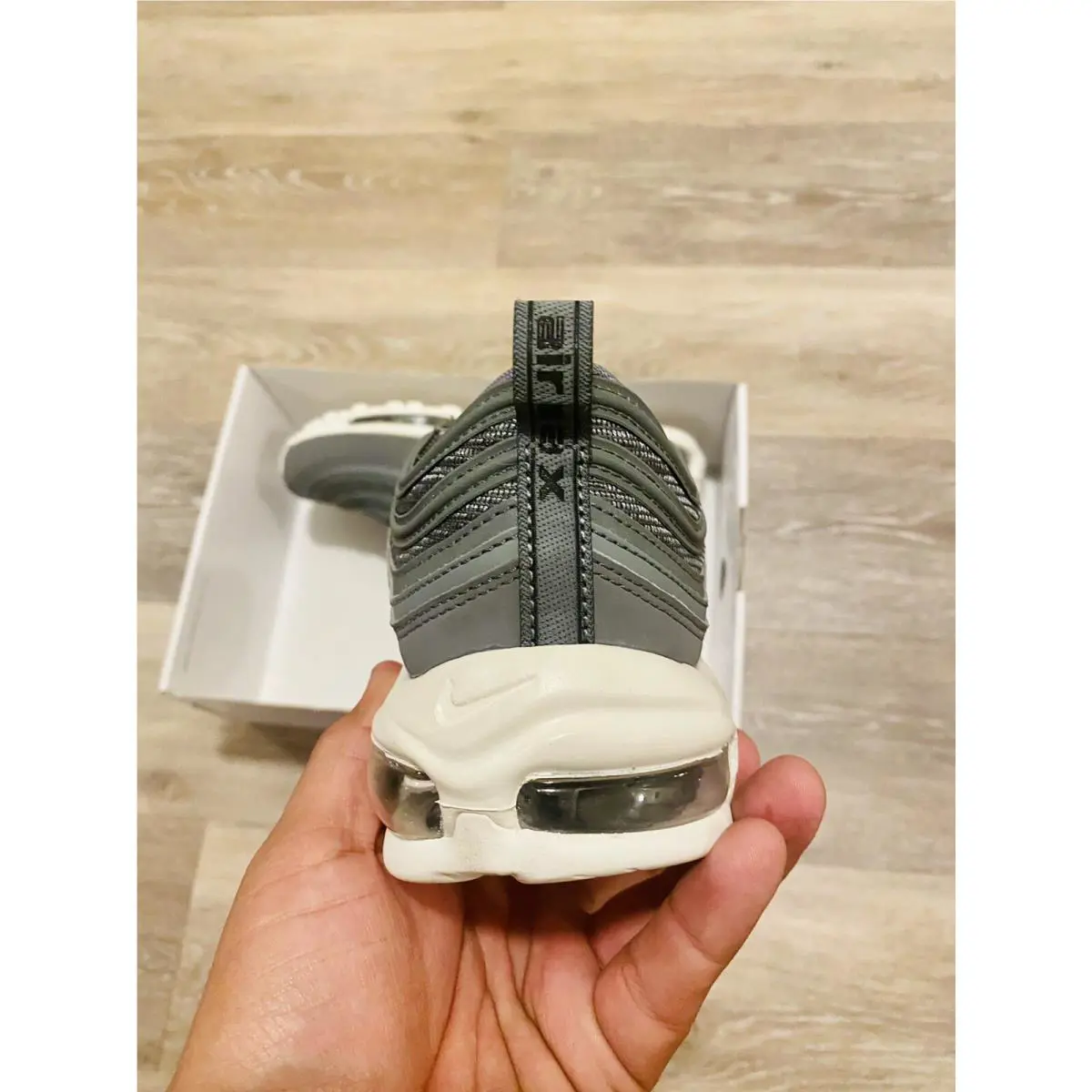 Nike shoes - Nike Air Max 97 ID - CT7954-991 - Smoke Grey-Sail White 0