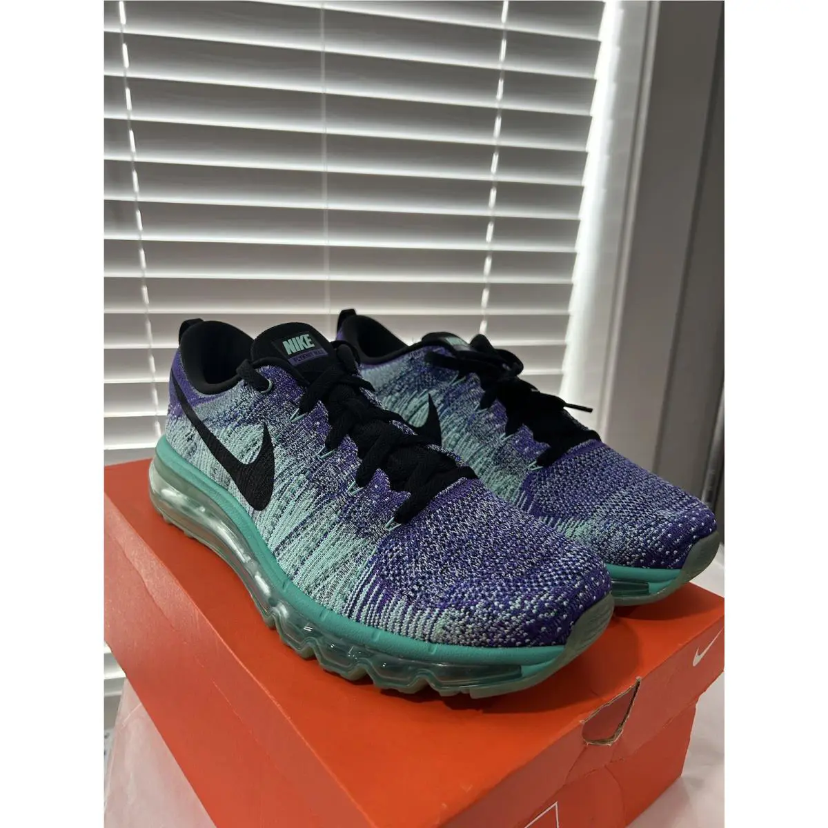 Nike shoes - Nike Flyknit Max - Flyknit Max - Hyper Grape Black (UPC: 887232299668) 4