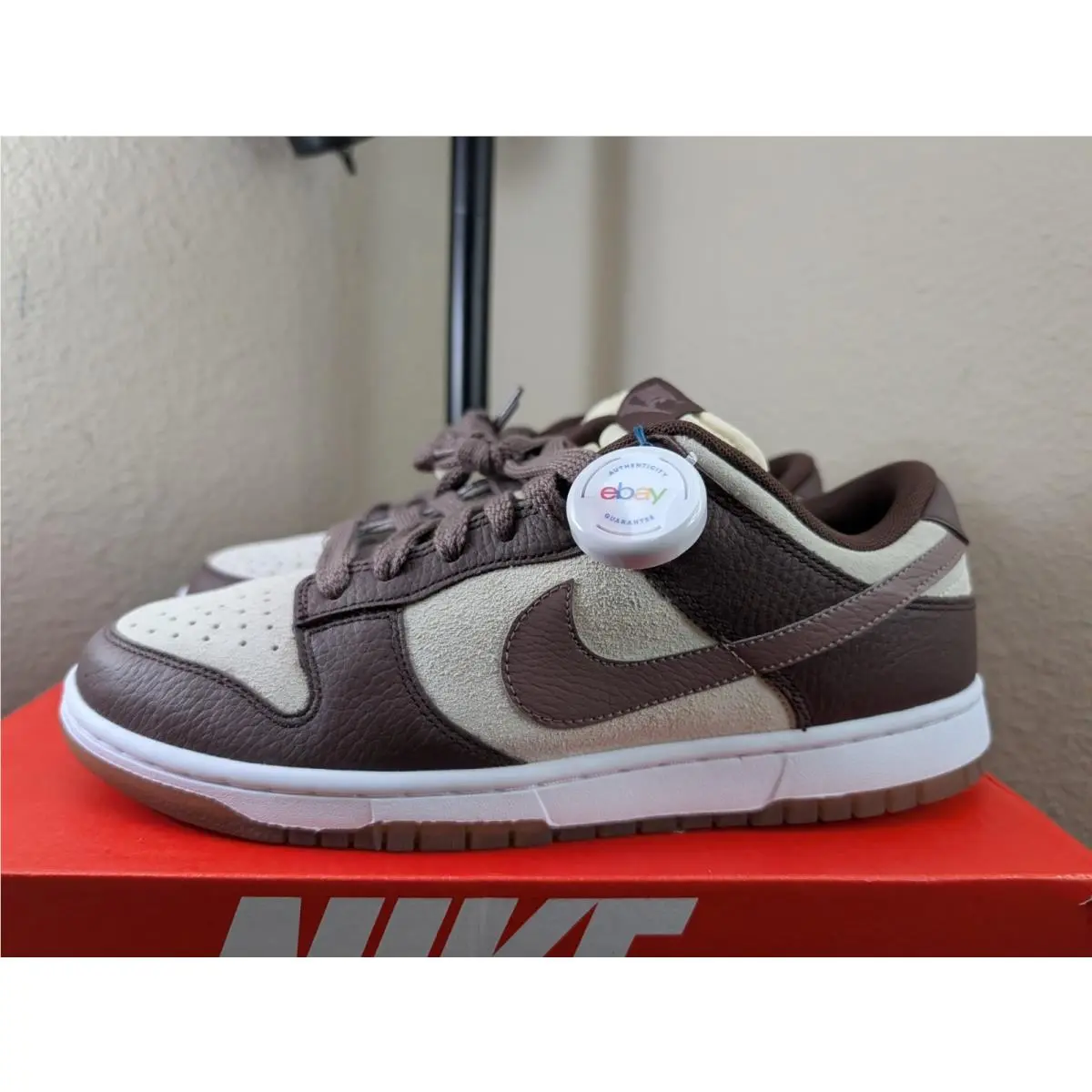 Dunk Low Shoes Womens 10 Mens 8.5 Plum Eclipse Coconut Milk FJ4734-100 by Nike