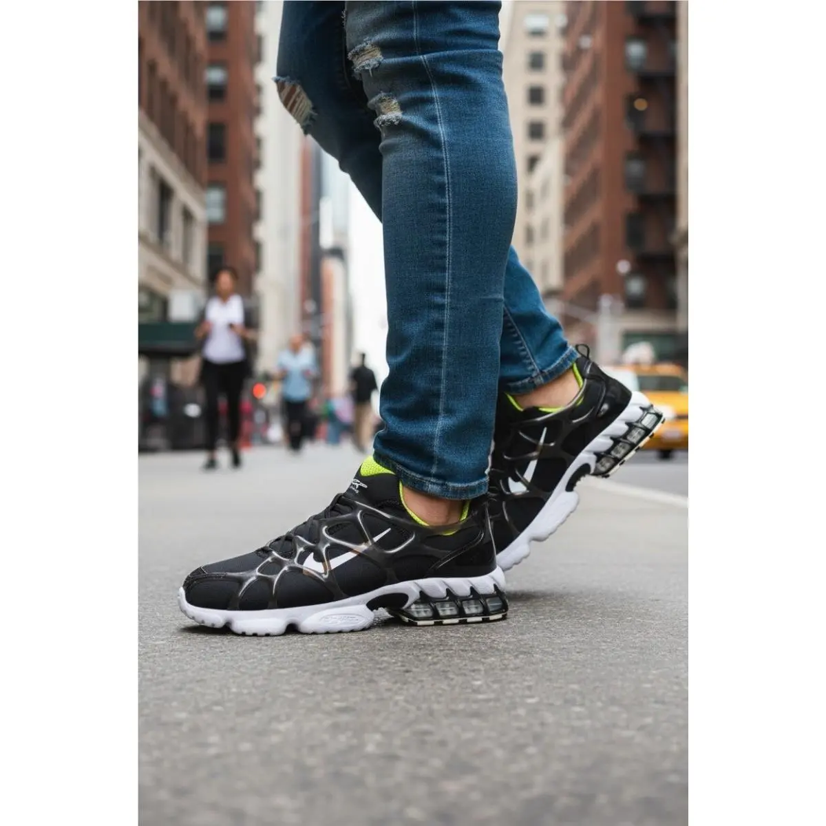 Nike shoes - Nike Air Zoom Spiridon - Air Zoom Spiridon - CJ9918-001 - Black, Manufacturer: Black/White/Bright Cactus 0