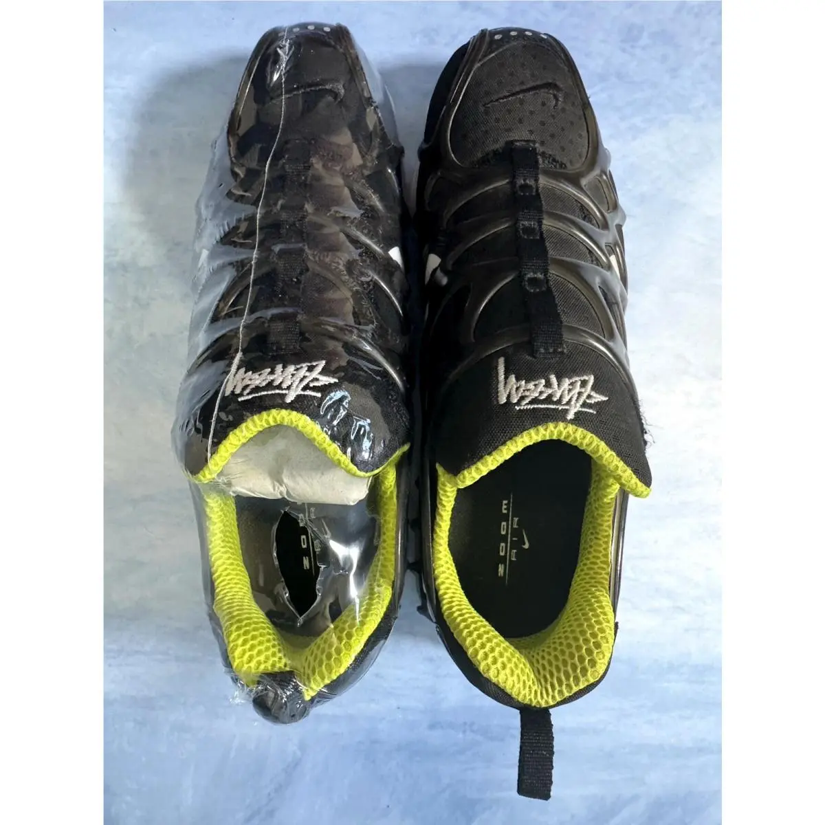 Nike shoes - Nike Air Zoom Spiridon - Air Zoom Spiridon - CJ9918-001 - Black, Manufacturer: Black/White/Bright Cactus 6