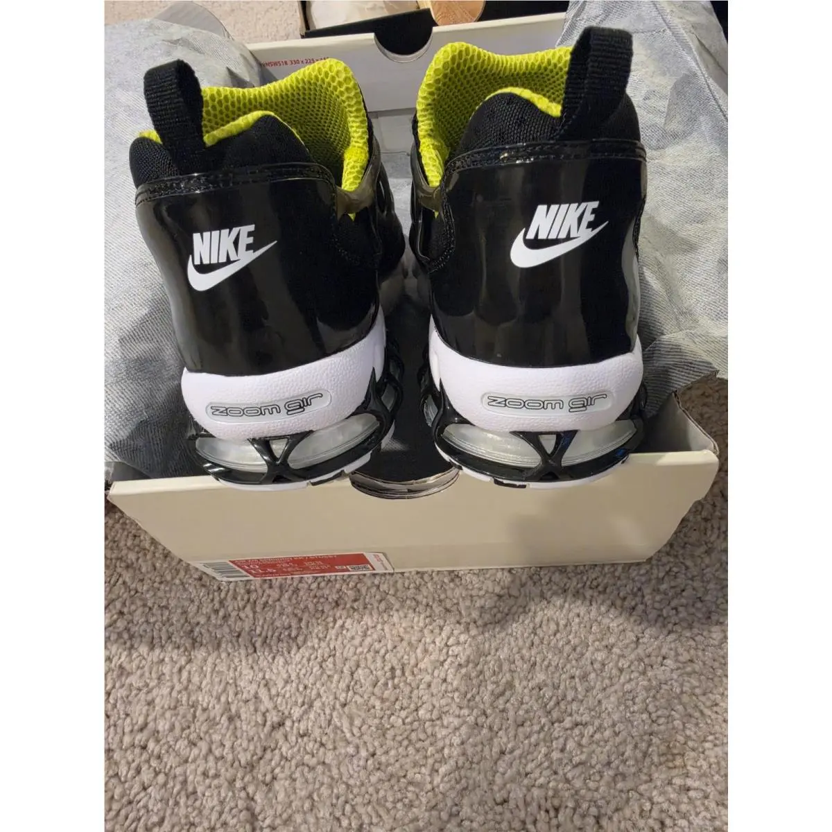 Nike shoes - Stussy x Nike Air Zoom Spiridon Kukini - CJ9918-001 - Black (UPC: 0194495231916) 8