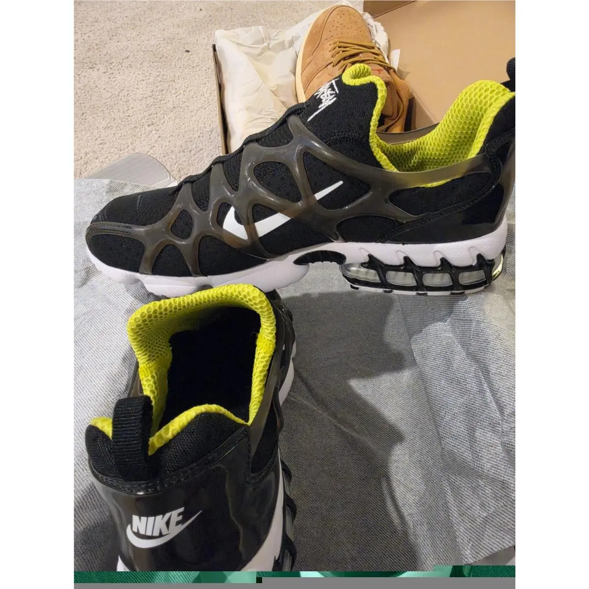 Nike shoes - Stussy x Nike Air Zoom Spiridon Kukini - CJ9918-001 - Black (UPC: 0194495231916) 10