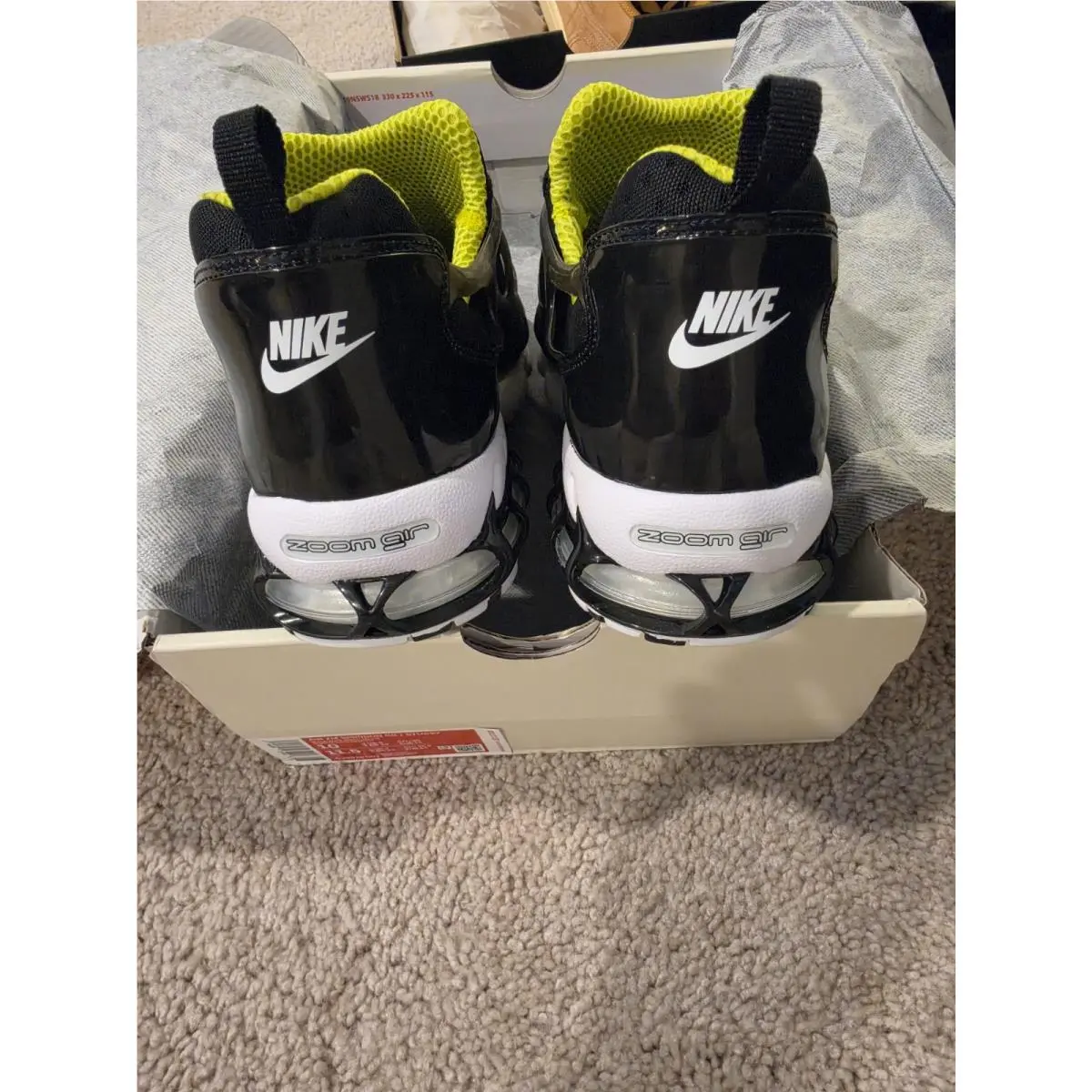 Nike shoes - Stussy x Nike Air Zoom Spiridon Kukini - CJ9918-001 - Black (UPC: 0194495231916) 5
