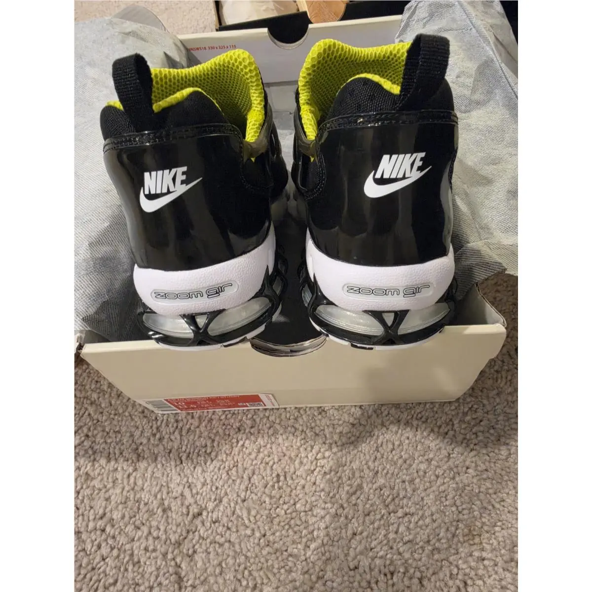 Nike shoes - Stussy x Nike Air Zoom Spiridon Kukini - CJ9918-001 - Black (UPC: 0194495231916) 6