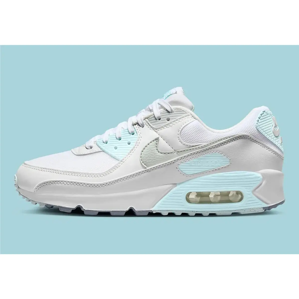 Nike shoes - Nike Air Max 90 - Air Max - White/Ice blue/Grey - DH8010-104 0