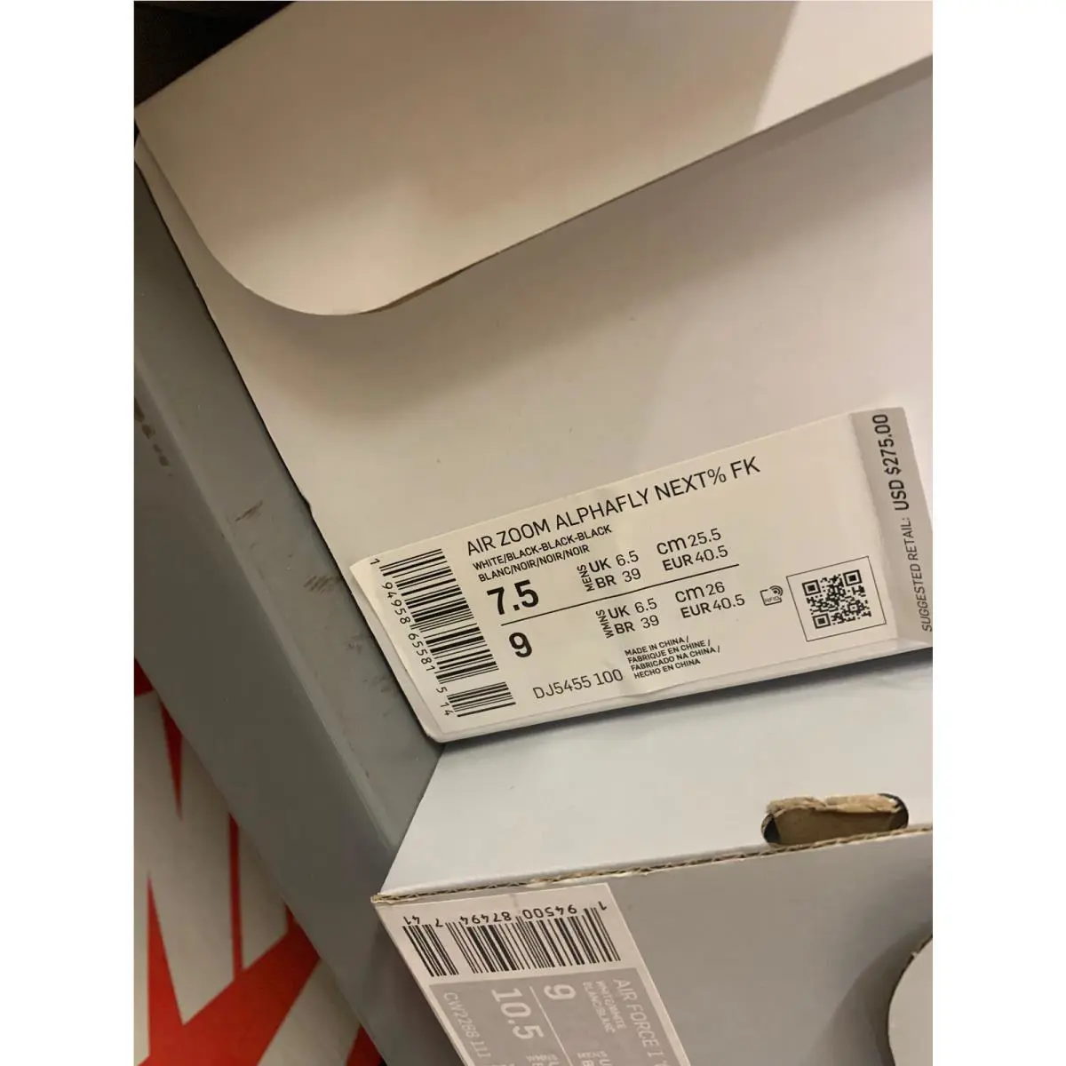 Nike shoes - White / Pink 7