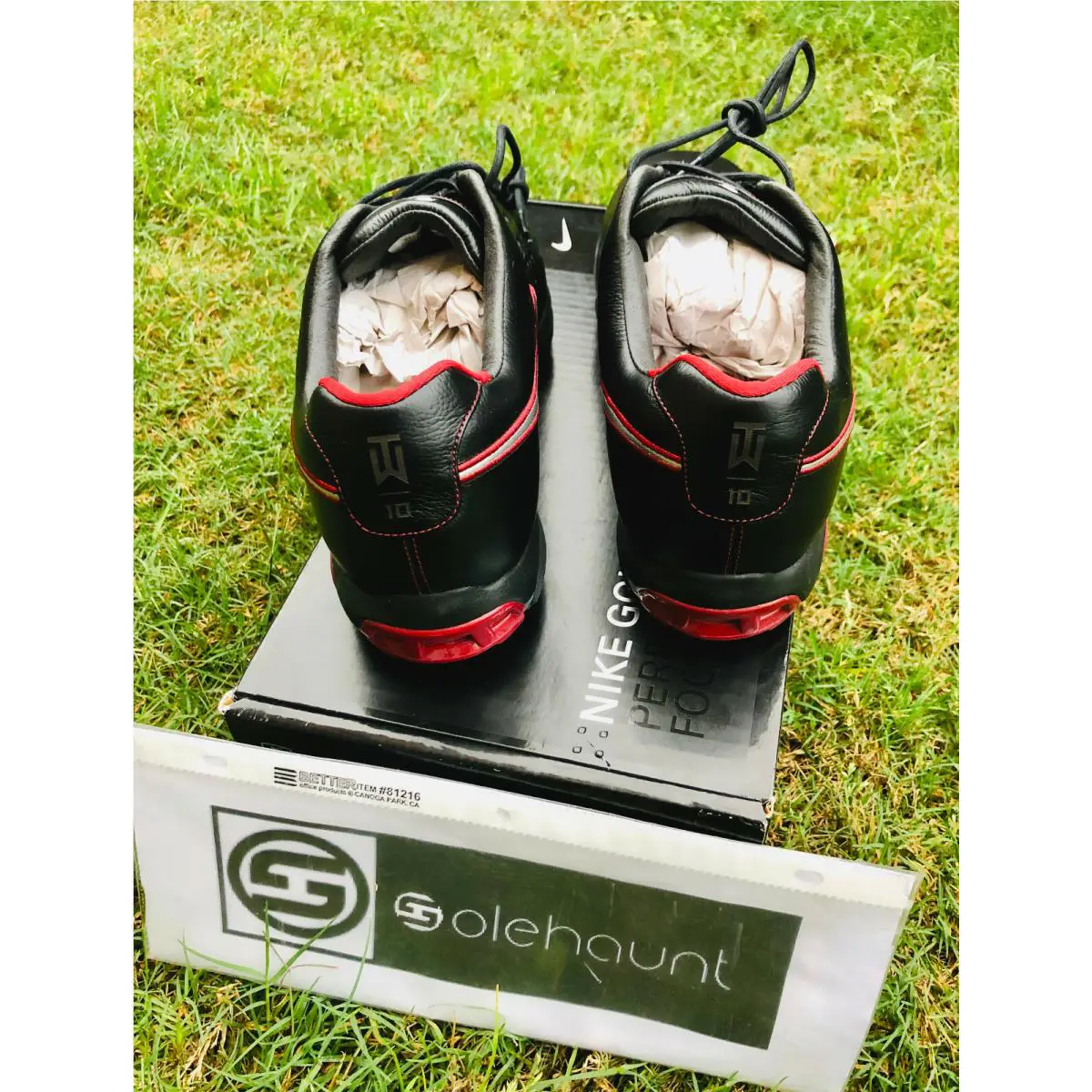 Nike shoes - SP-8 TW Tiger Woods - Tiger Woods - 314830-061 - Black Red BRED 2