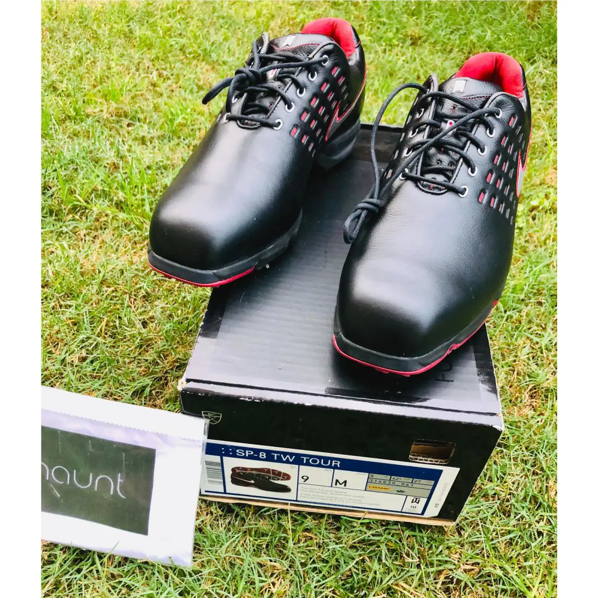 Nike shoes - SP-8 TW Tiger Woods - Tiger Woods - 314830-061 - Black Red BRED 7