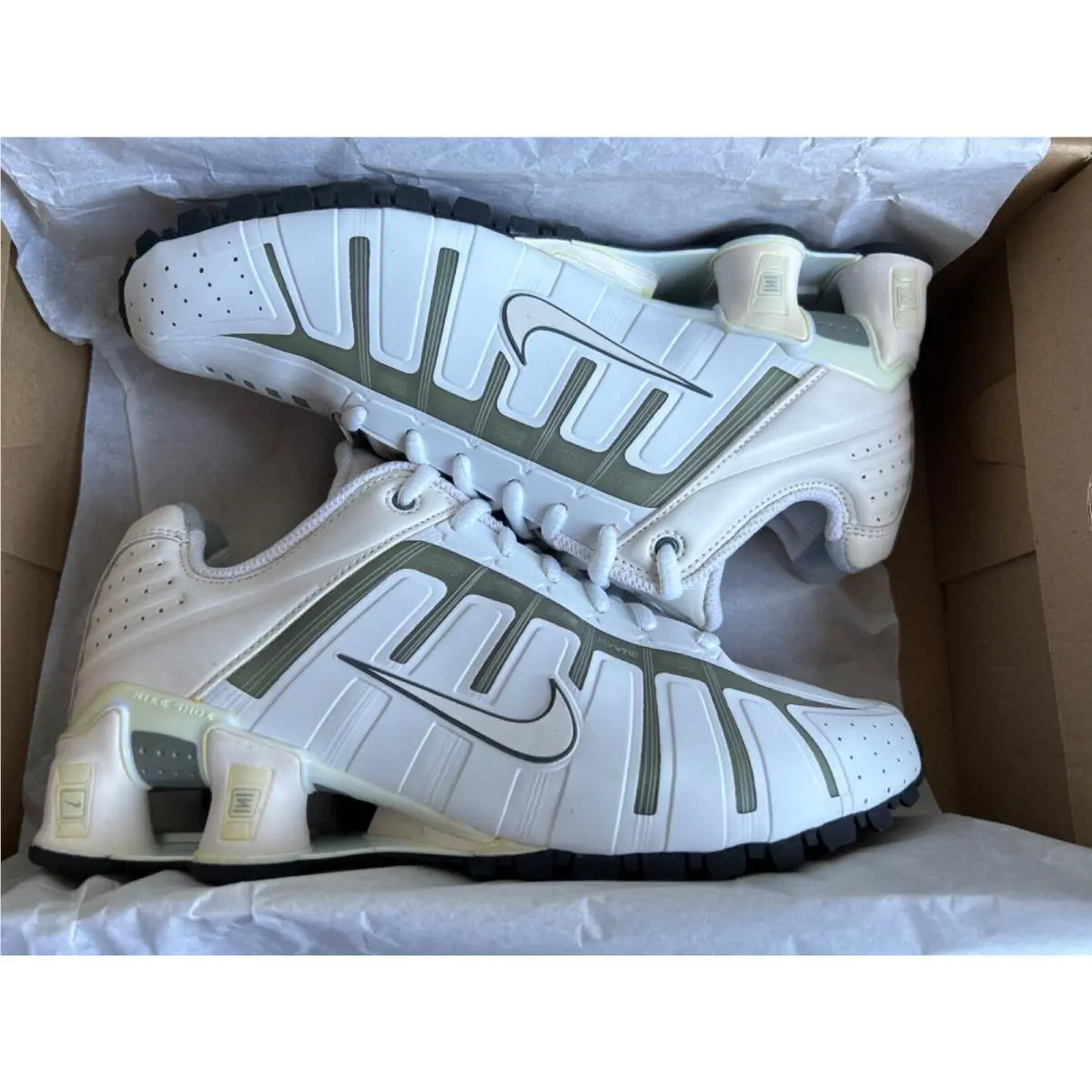 Nike shoes - Nike Shox - Shox - 429868-100 - Silver (UPC: 883412980135) 6