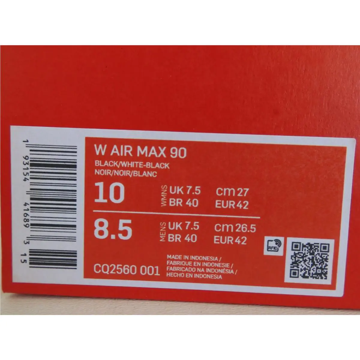 Nike shoes - Nike Air Max 90 - Air Max - Black (UPC: 193154416893) 3