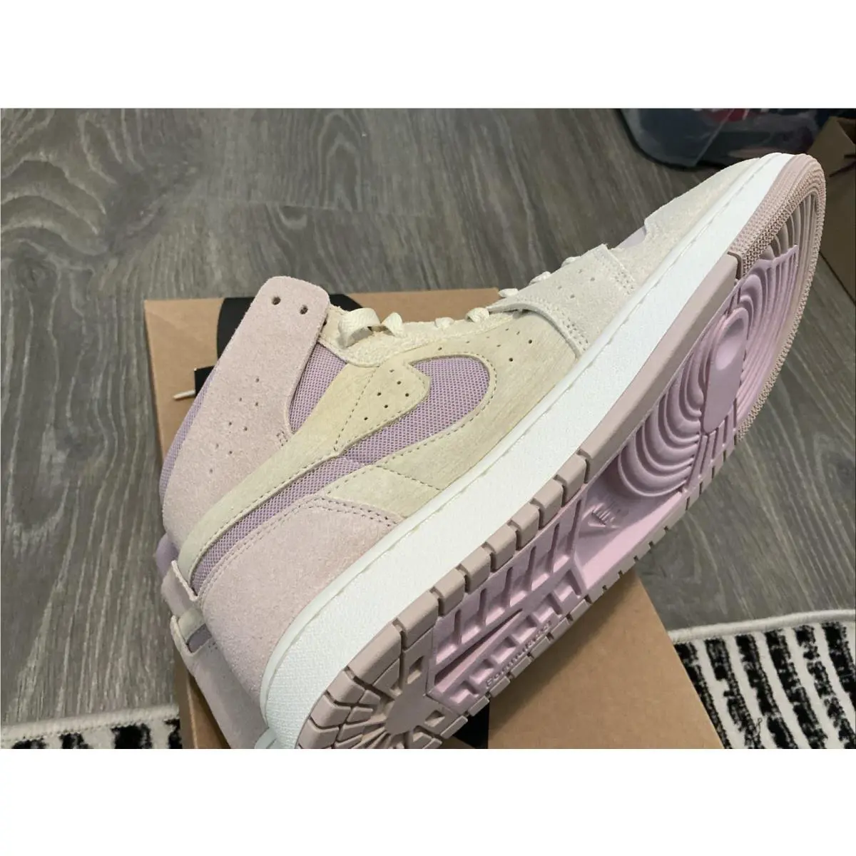 Nike shoes - Air Jordan Retro - Air Retro - DV1305-100 - Muslin/Plum Chalk-Particle Beige-Sail (UPC: 197598567975) 2