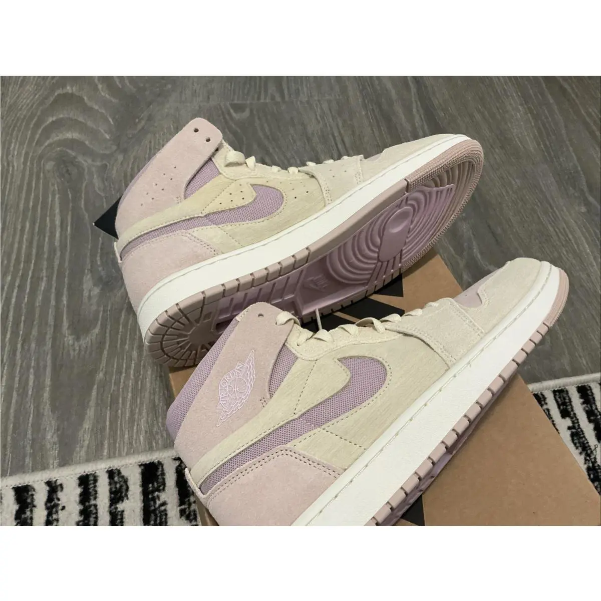 Nike shoes - Air Jordan Retro - Air Retro - DV1305-100 - Muslin/Plum Chalk-Particle Beige-Sail (UPC: 197598567975) 3