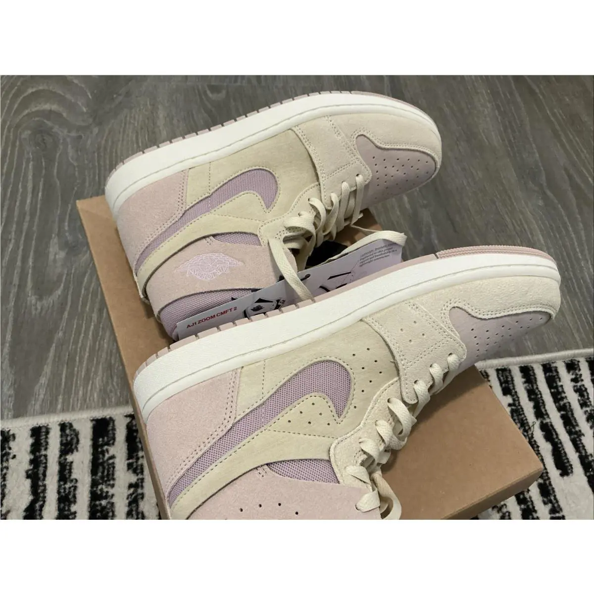 Nike shoes - Air Jordan Retro - Air Retro - DV1305-100 - Muslin/Plum Chalk-Particle Beige-Sail (UPC: 197598567975) 4